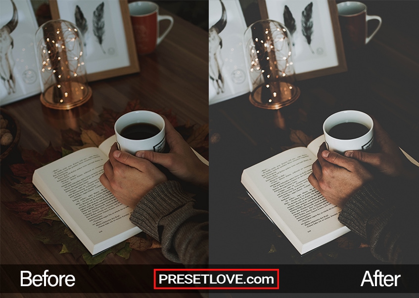 A photo of someone's hands wrapped around a coffee mug, on top of an opened book