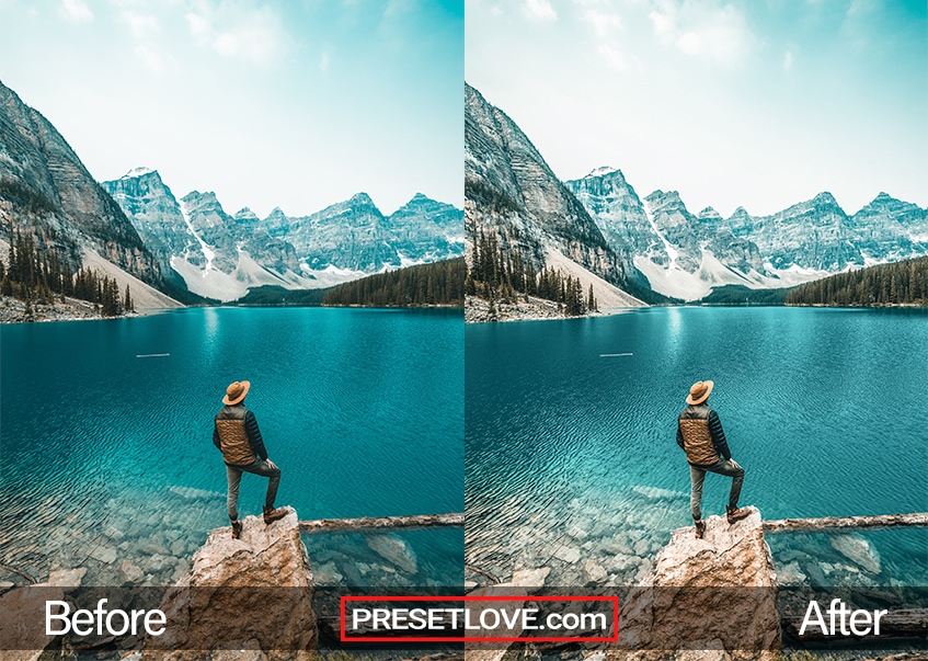 Crisp Mountain preset - Moraine Lake