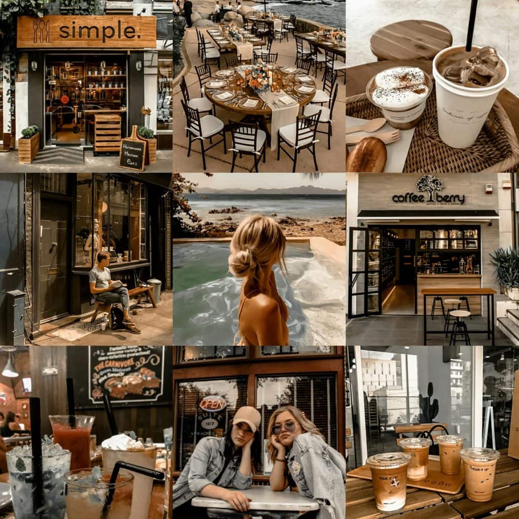 Morning Coffee Original Collage - Premium Brown Lightroom Preset by PresetLove