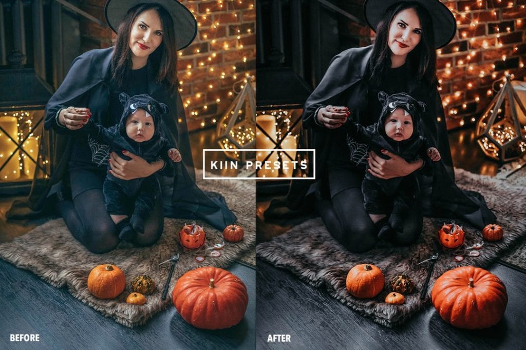 KIIN Halloween Lightroom Presets - Autumn and Fall filters for Lightroom Mobile and Desktop