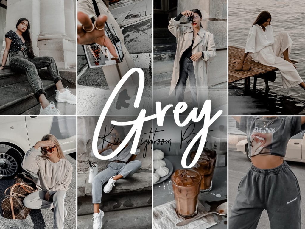 Grey presets for urban photos - Lightroom Mobile and Desktop Downloads