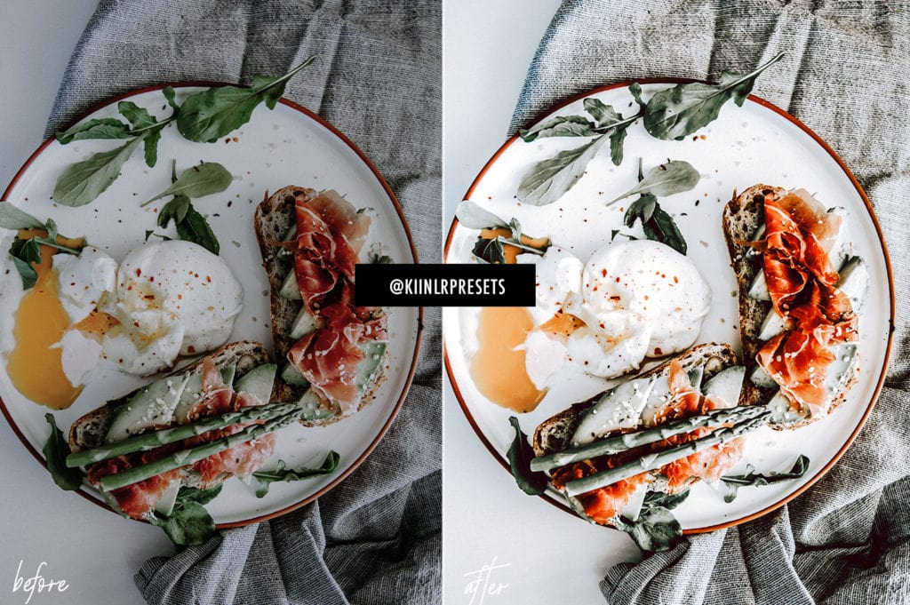 Airy and Bright KIIN Preset for Food Photography