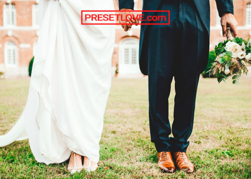 Featured bright wedding preset couple photo