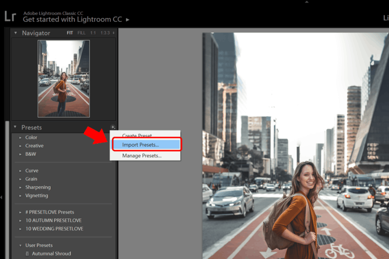 how to download lightroom preset without winzip