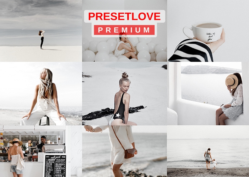 High Key modern white Premium Lightroom Preset by PresetLove