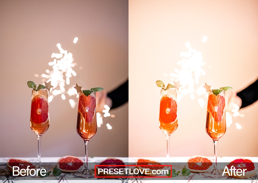 A vibrant and colorful photo of fruit drinks in a tall glass