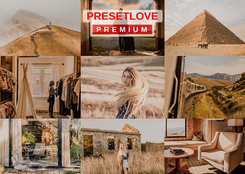 Professional golden Lightroom preset by PresetLove