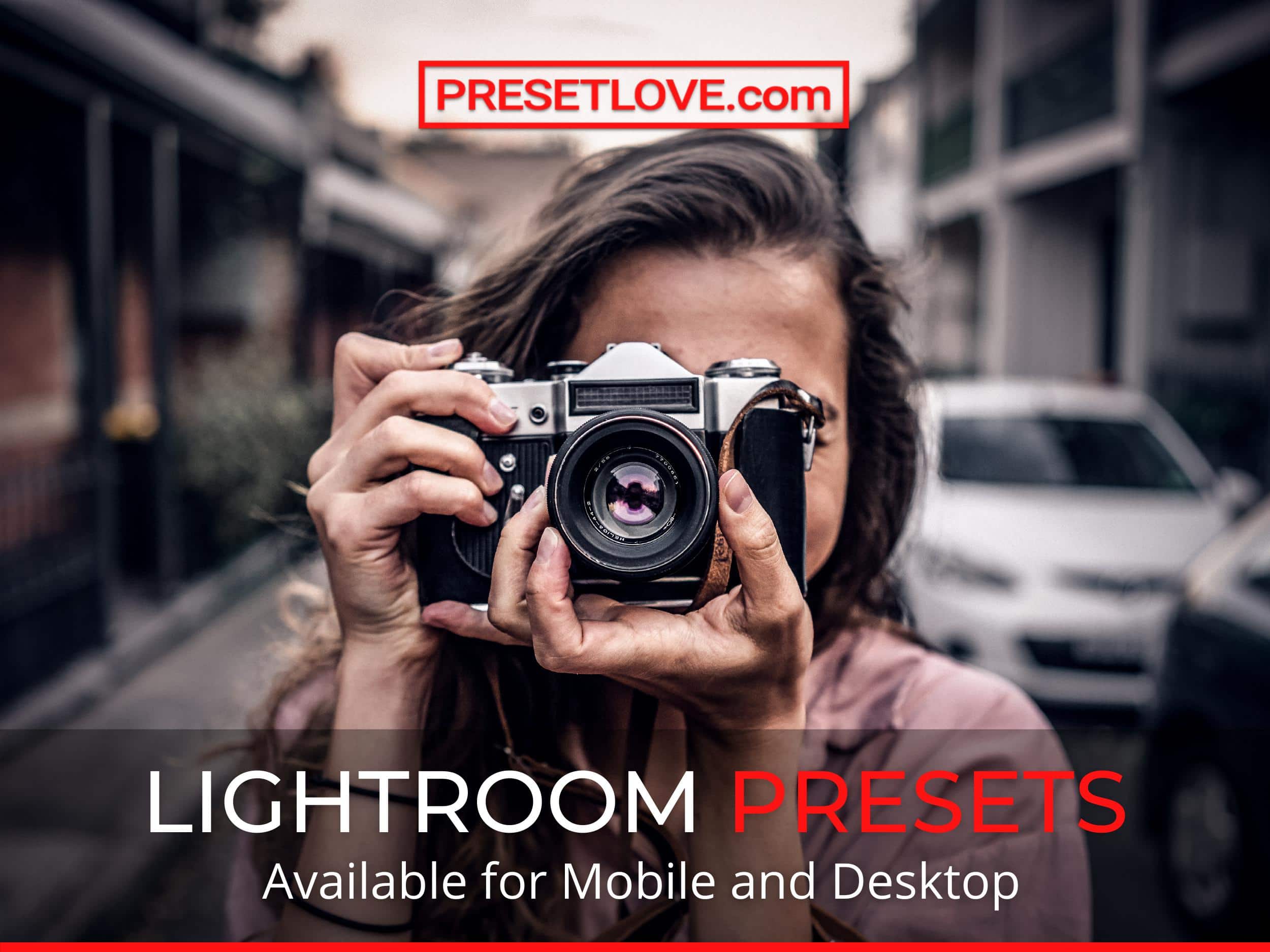 8 Desktop&Mobile Vintage Film Lightroom Presets  Moody Editing Fragnance One Click Photographer Editing Tools