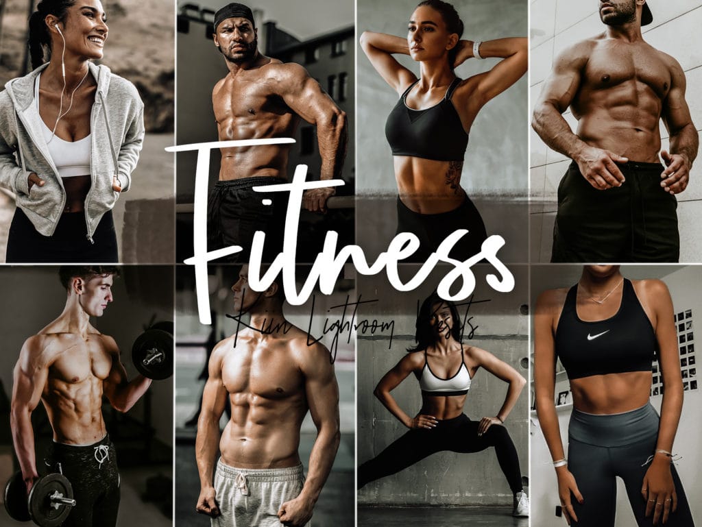 Fitness Lightroom Presets for Mobile and Desktop - Dark and Moody - Modern - Urban - KIIN