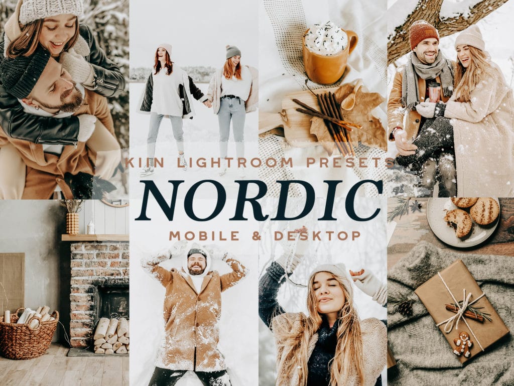 Nordic Winter and Christmas Lightroom Presets by KIIN